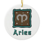 Aries Zodiac sign ornament