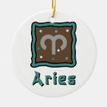 Aries Zodiac sign ornament