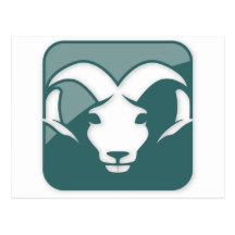 Aries Zodiac Sign Postcards