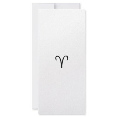 Aries - Zodiac Sign Rack Card Design by oakley56fila