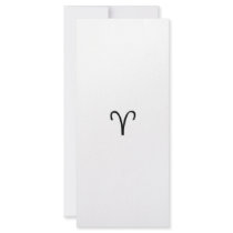 Aries - Zodiac Sign Rack Card Design