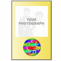 Aries Zodiac Star Sign Colour Rainbow Photo Frame