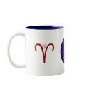 Aries Zodiac Symbol Mug