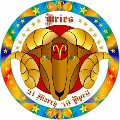 Aries Zodiac-V-1 Set-1 Photo Cutout by DAEVEGAS