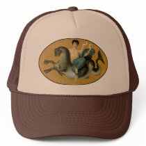 Arion On A Sea Horse Trucker Hats