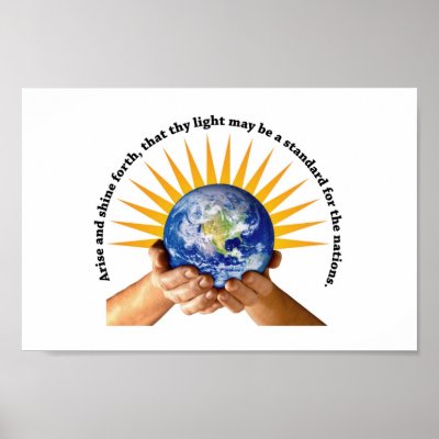 Arise and Shine Forth Poster by joeredhat
