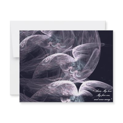 "Arise My Love" invitaions Personalized Invites by bmallory
