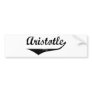 Aristotle Bumper Sticker