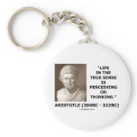 Aristotle Life True Sense Perceiving Or Thinking Key Chains