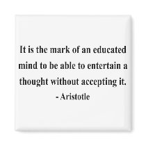 Aristotle Quote 1a Refrigerator Magnets