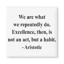 Aristotle Quote 4a Magnet