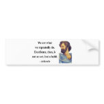 Aristotle Quote 4b Bumper Sticker