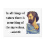Aristotle Quote 5b Postcard