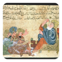 Aristotle teaching square stickers