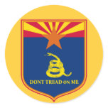 Arizona and Gadsden Flag Shield