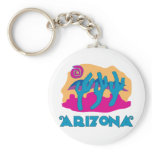 Arizona Desert Blue Key Chain