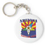 Arizona Eastern Star State Flag Key Chains