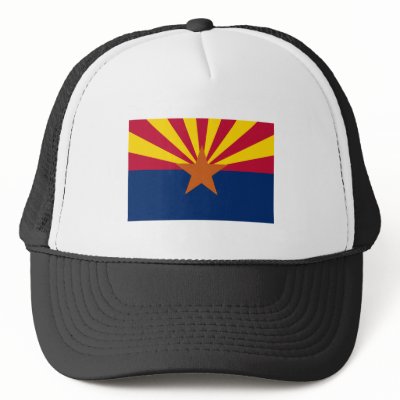ARIZONA FLAG MESH HAT by zipflmeister