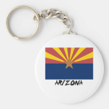Arizona Flag Keychains