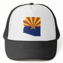 Arizona Flag Map Hat