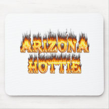 Arizona Hottie Fire and Flames Mouse Mat