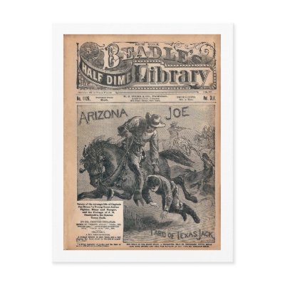 Arizona Joe - Beradle's Half Dime Library Postcards by scenesfromthepast