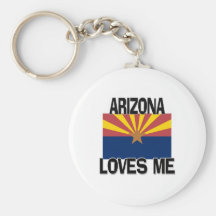 Arizona Loves Me Key Chain