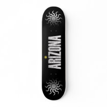 Arizona Metal Sun Skateboard