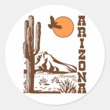Arizona Round Sticker