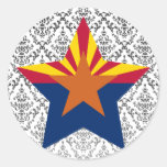 Arizona Star Round Sticker
