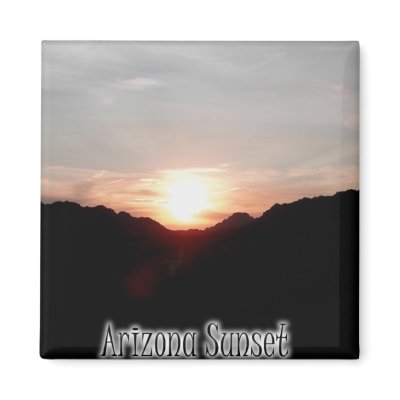 Arizona Sunset Refrigerator Magnet by Congress_Arizona