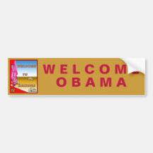 Arizona Welcomes Obama Bumper Sticker