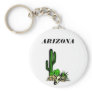 Arizona's Cactusand skull keychain