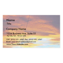Ark Orange Sky At Sunset Business Card