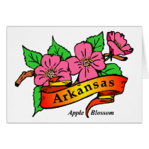 Arkansas Apple Blossom Greeting Cards