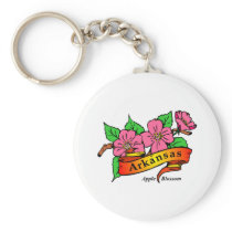 Arkansas Apple Blossom Keychains