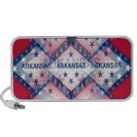 Arkansas Flag Abstract Portable Speakers