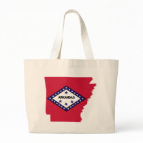 Arkansas Flag Map Bag
