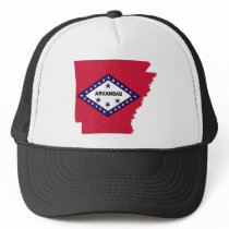 Arkansas Flag Map Hats