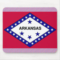 Arkansas Flag Mouse Mats