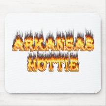 Arkansas Hottie Fire and Flames Mouse Mats