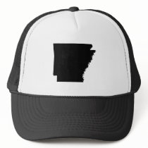 Arkansas in Black Trucker Hats