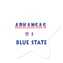 Arkansas is a Blue State Sticker