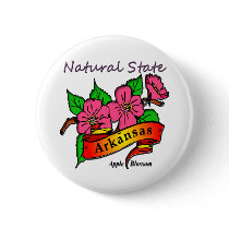 Arkansas Natural State Apple Blossom Pins