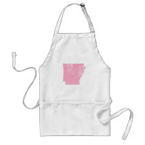 Arkansas Pink Vintage Grunge Aprons