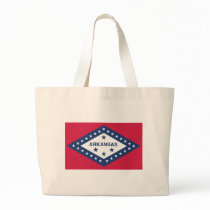 Arkansas State Flag Canvas Bags