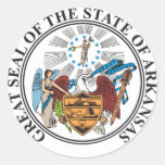 Arkansas state great seal stickers