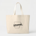 Arkansas State Slogan Tote Bags