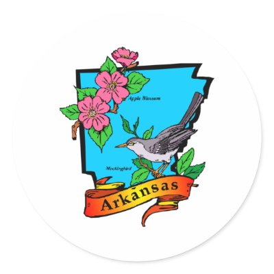 Arkansas Sticker by GeographyTees