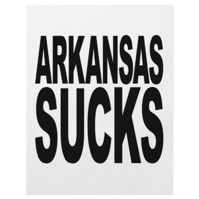 Arkansas Sucks Flyer Design by MyShirtSucks